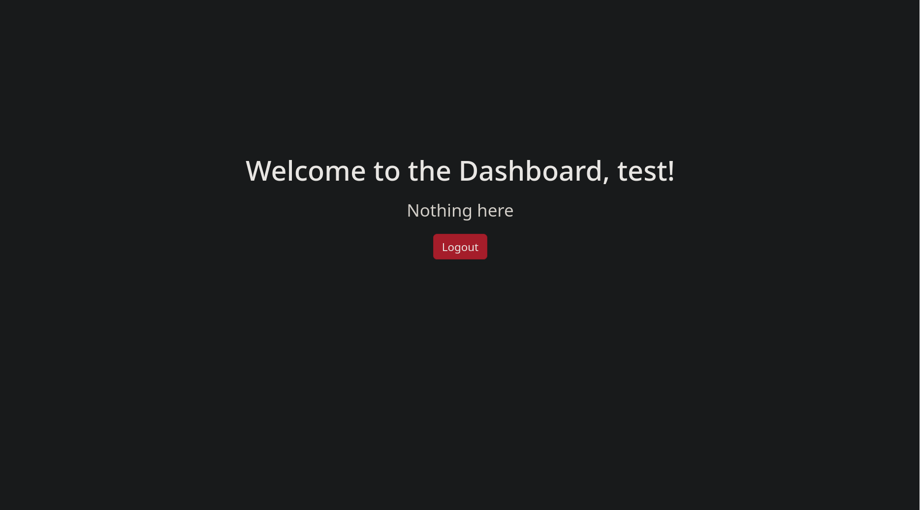 Dashboard test
